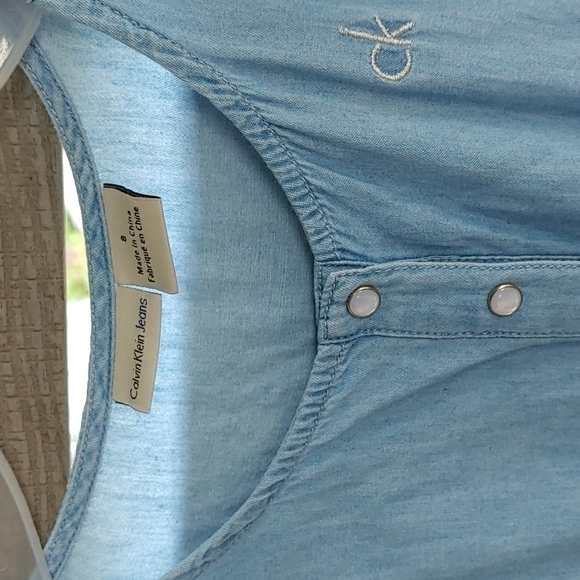 Calvin Klein jeans Kids girls dress‎ size 8 blue - Picture 7 of 9